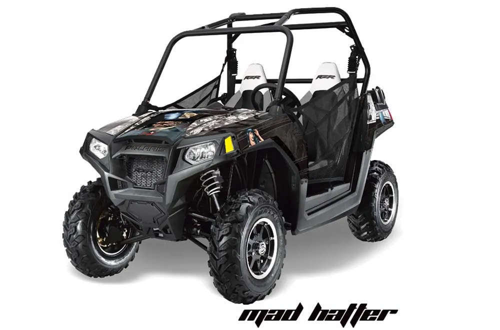 Polaris RZR 800 / 800S Graphic Kit - 2011-2014 Mad Hatter Black