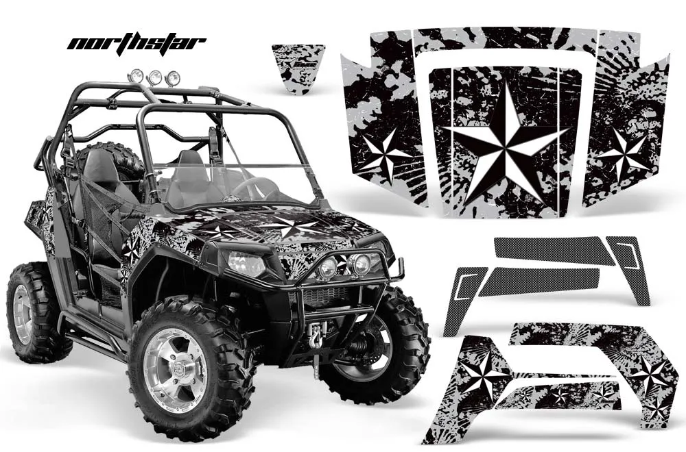 Polaris RZR 800 / 800S Graphic Kit - 2006-2010 Northstar Silver