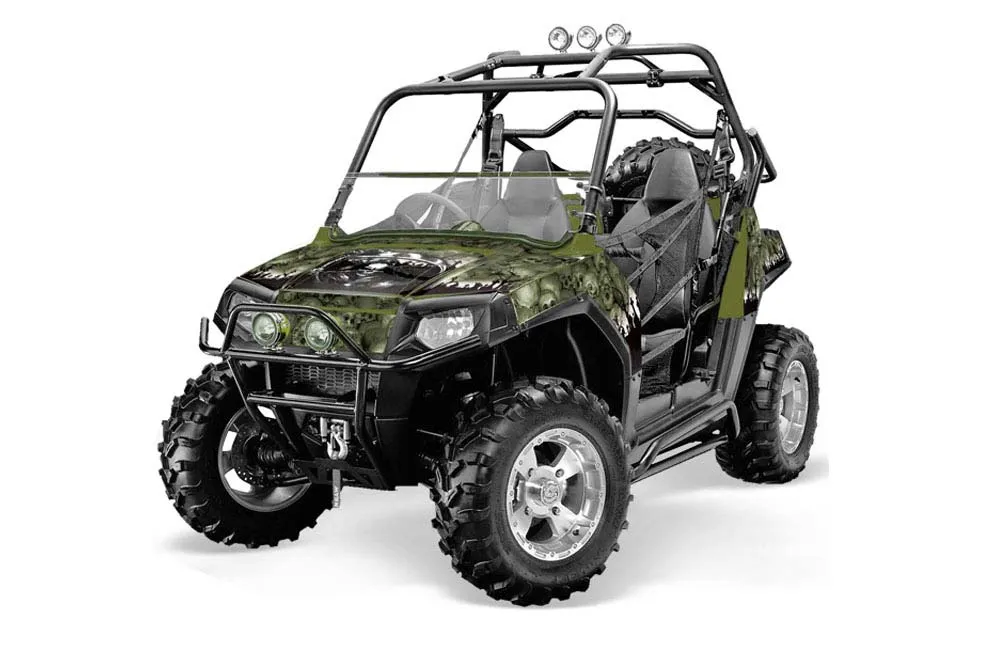 Polaris RZR 800 / 800S Graphic Kit - 2006-2010 Reaper Green