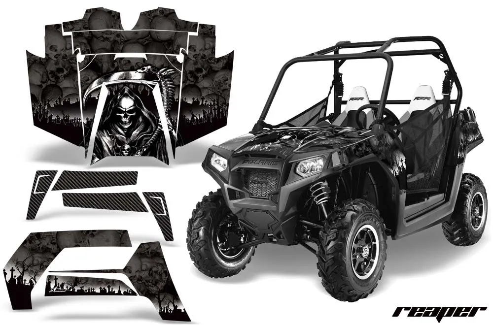 Polaris RZR 800 / 800S Graphic Kit - 2011-2014 Reaper Black