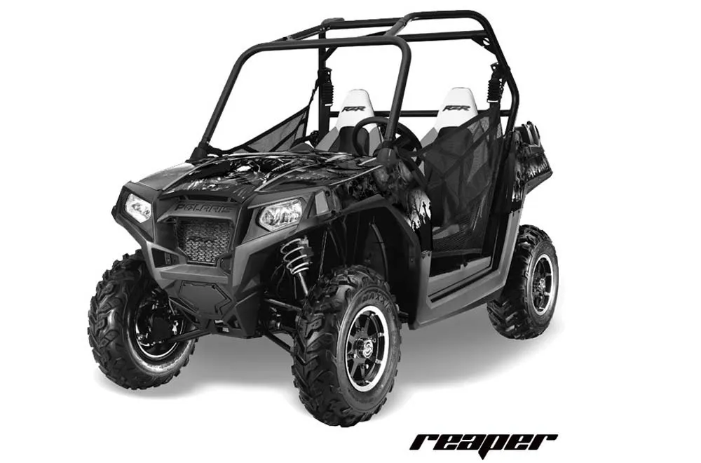 Polaris RZR 800 / 800S Graphic Kit - 2011-2014 Reaper Black