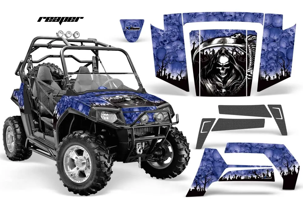 Polaris RZR 800 / 800S Graphic Kit - 2006-2010 Reaper Blue
