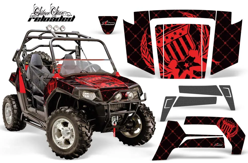 Polaris RZR 800 / 800S Graphic Kit - 2006-2010 Reloaded Red