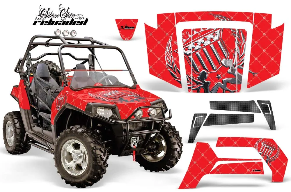 Polaris RZR 800 / 800S Graphic Kit - 2006-2010 Reloaded Red