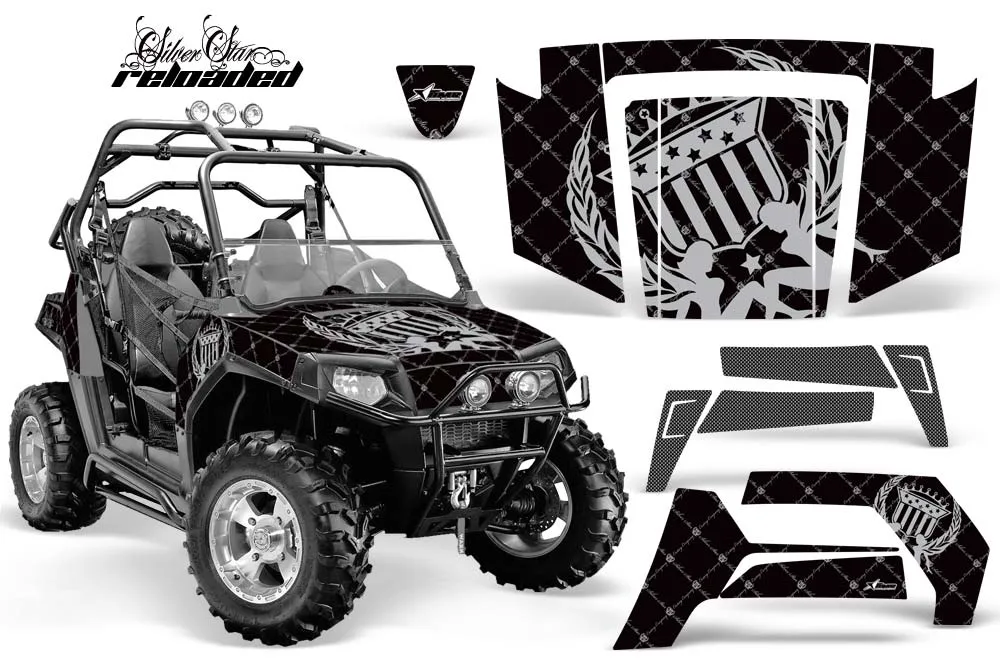Polaris RZR 800 / 800S Graphic Kit - 2006-2010 Reloaded Silver