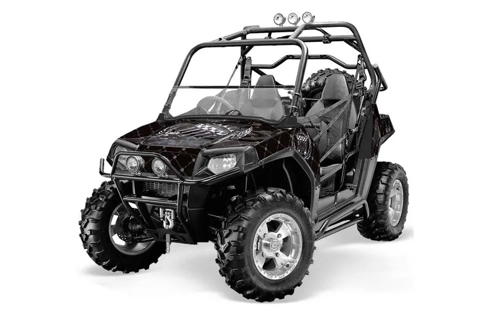 Polaris RZR 800 / 800S Graphic Kit - 2006-2010 Silver Star - Reloaded Chrome