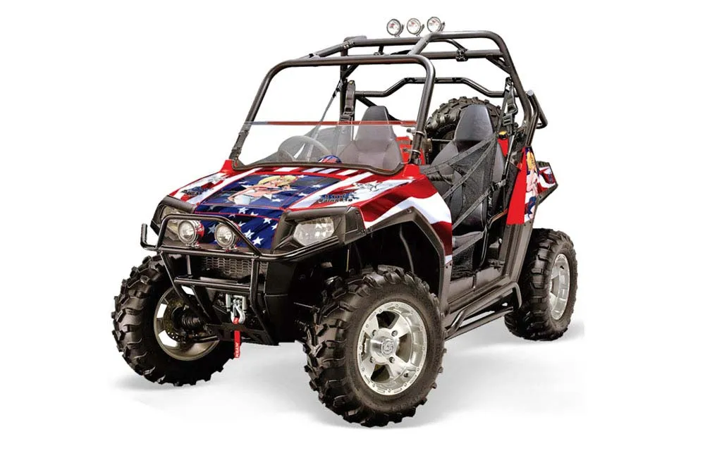 Polaris RZR 800 / 800S Graphic Kit - 2006-2010 Stars N Stripes Red White & Blue