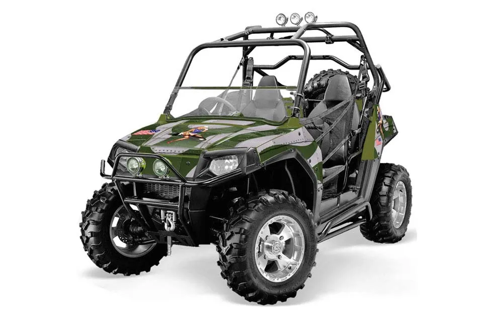Polaris RZR 800 / 800S Graphic Kit - 2006-2010 T Bomber Green