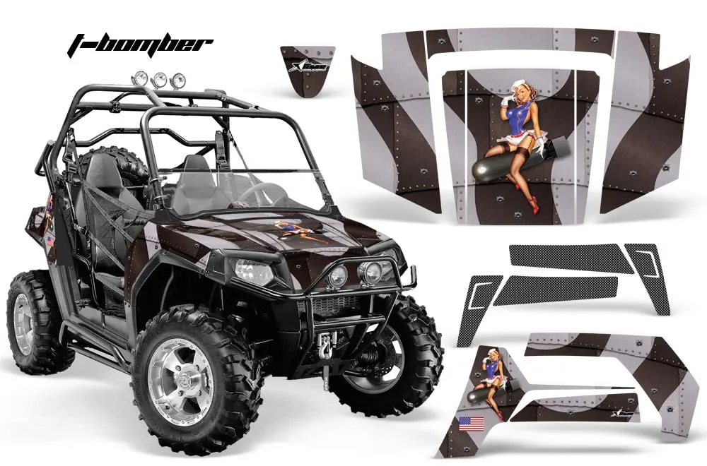 Polaris RZR 800 / 800S Graphic Kit - 2006-2010 T Bomber Black