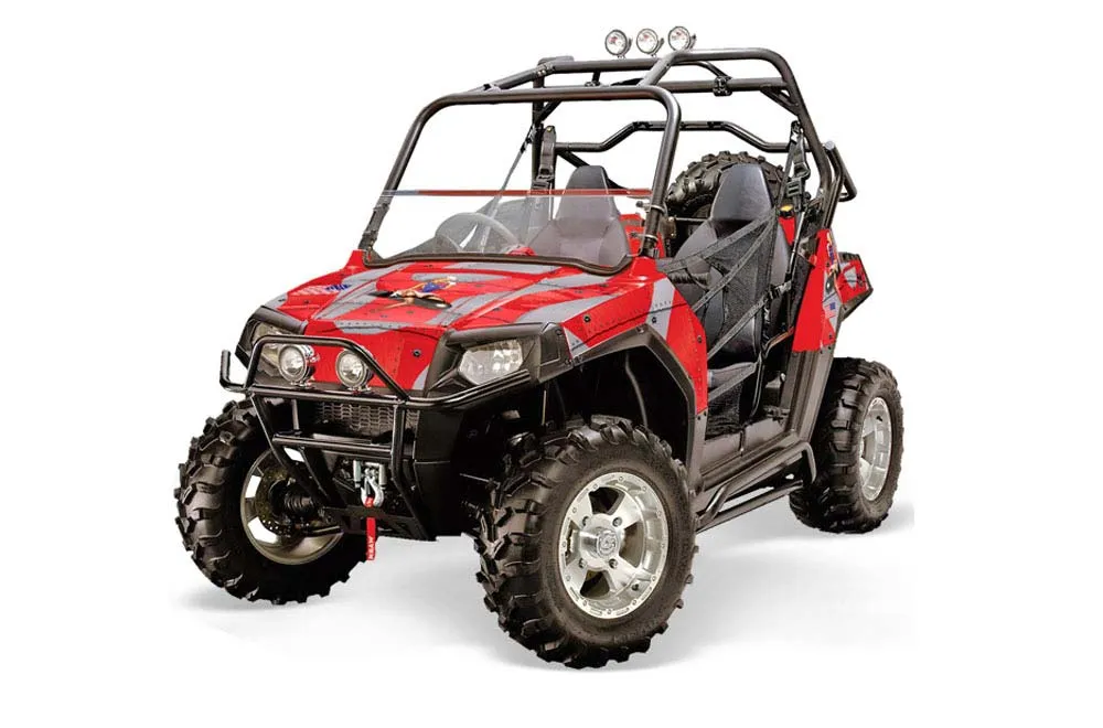 Polaris RZR 800 / 800S Graphic Kit - 2006-2010 T Bomber Red