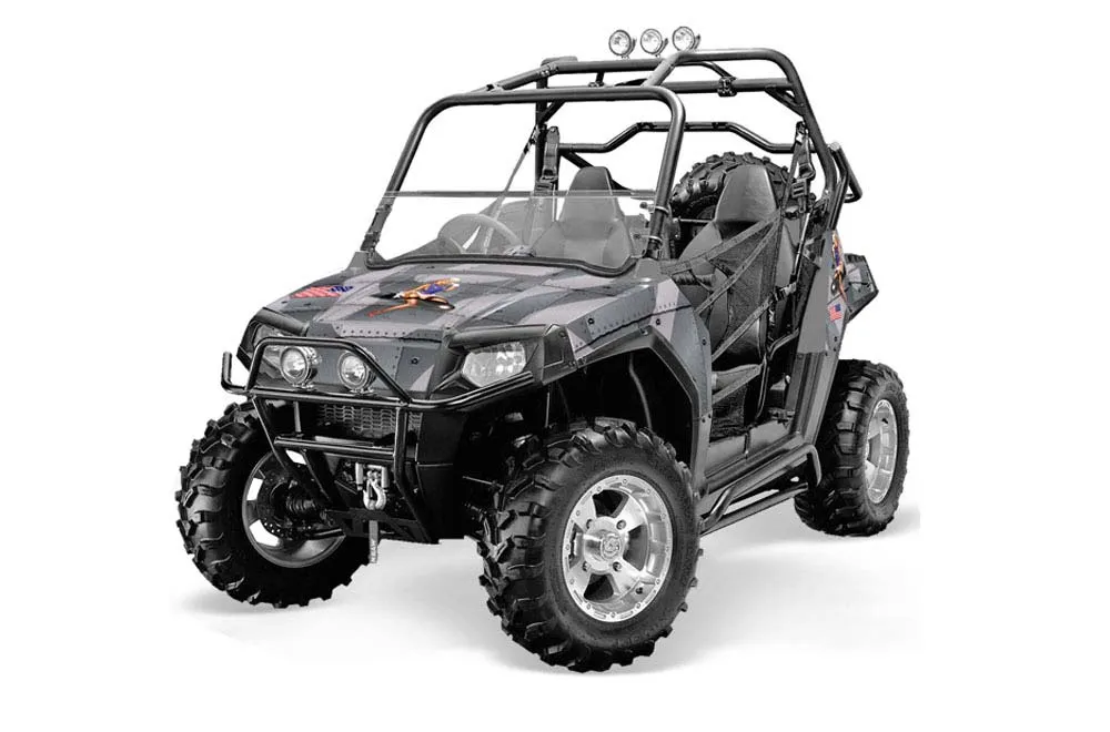 Polaris RZR 800 / 800S Graphic Kit - 2006-2010 T Bomber Silver
