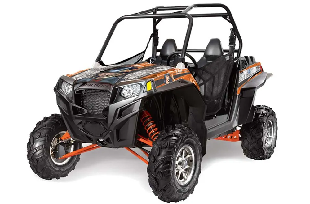 Polaris RZR 900 XP Graphic Kit - 2011-2014 Mad Hatter Orange