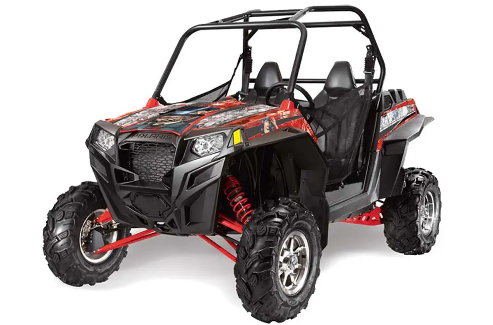 Polaris RZR 900 XP Graphic Kit - 2011-2014 Mad hatter Red