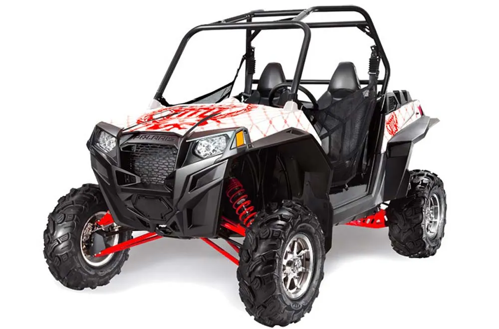 Polaris RZR 900 XP Graphic Kit - 2011-2014 Reloaded Red