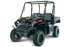 Polaris Ranger EV Electric Graphic Kit - 2009-2015 Reaper Black