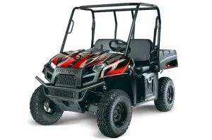 Polaris Ranger EV Electric Graphic Kit - 2009-2015 Tribal Flames Red
