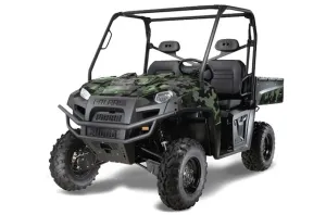Polaris Ranger XP 500 / 800 / 900D 4x4 EFI Graphic Kit - 2010-2014 Camo Plate Green