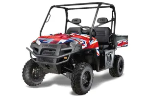 Polaris Ranger XP 500 / 800 / 900D 4x4 EFI Graphic Kit - 2010-2014 Union Jack Union Jack