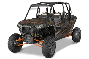 Polaris RZR 1000 XP 4 Door Graphic Kit - 2013-2018 The Grid Orange