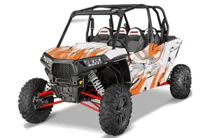 Polaris RZR 1000 XP 4 Door Graphic Kit - 2013-2018 Tribal Flames Orange