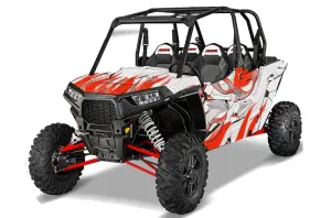 Polaris RZR 1000 XP 4 Door Graphic Kit - 2013-2018 Tribal Flames Red