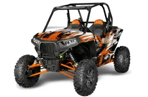 Polaris RZR 1000 XP 2 Door Graphic Kit - 2013-2018 Carbon X Orange