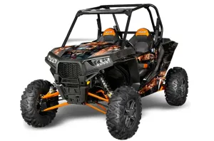 Polaris RZR 1000 XP 2 Door Graphic Kit - 2013-2018 Mad Hatter Orange