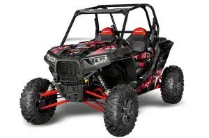 Polaris RZR 1000 XP 2 Door Graphic Kit - 2013-2018 Mad Hatter Red