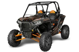 Polaris RZR 1000 XP 2 Door Graphic Kit - 2013-2018 The Grid Orange