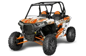 Polaris RZR 1000 XP 2 Door Graphic Kit - 2013-2018 Tribal Flame Orange