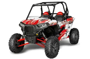 Polaris RZR 1000 XP 2 Door Graphic Kit - 2013-2018 Tribal Flame Red