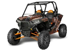 Polaris RZR 1000 XP 2 Door Graphic Kit - 2013-2018 Widow Maker Orange