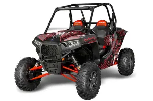Polaris RZR 1000 XP 2 Door Graphic Kit - 2013-2018 Widow Maker Red