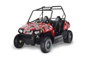 Polaris RZR 170 Graphic Kit - All Years Camoplate Red