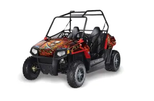 Polaris RZR 170 Graphic Kit - All Years Ed Hardy - Pirates Red