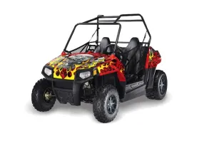Polaris RZR 170 Graphic Kit - All Years Motorhead Red