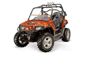 Polaris RZR 800 / 800S Graphic Kit - 2006-2010 Bone Collector Orange
