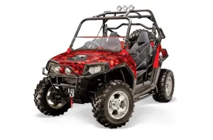 Polaris RZR 800 / 800S Graphic Kit - 2006-2010 Bone Collector Red