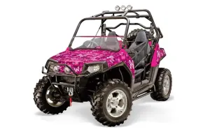 Polaris RZR 800 / 800S Graphic Kit - 2006-2010 Butterflies Pink