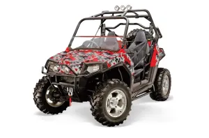 Polaris RZR 800 / 800S Graphic Kit - 2006-2010 Camoplate Red