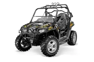 Polaris RZR 800 / 800S Graphic Kit - 2006-2010 Motorhead Black
