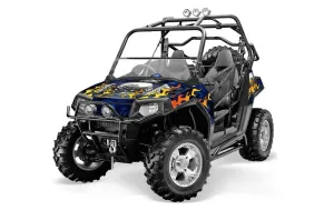 Polaris RZR 800 / 800S Graphic Kit - 2006-2010 Motorhead Blue