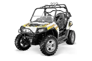 Polaris RZR 800 / 800S Graphic Kit - 2006-2010 Motorhead White
