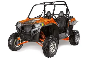 Polaris RZR 900 XP Graphic Kit - 2011-2014 Bone Collector Orange
