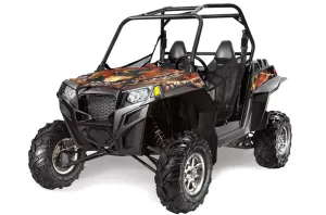 Polaris RZR 900 XP Graphic Kit - 2011-2014 Firestorm Black