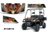 Polaris Ranger 500 / 700 XP Graphic Kit - 2005-2008 Firestorm Black