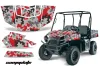 Polaris Ranger EV Electric Graphic Kit - 2009-2015 Camoplate Red