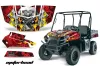 Polaris Ranger EV Electric Graphic Kit - 2009-2015 Motorhead Red