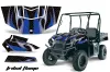Polaris Ranger EV Electric Graphic Kit - 2009-2015 Tribal Flames Blue