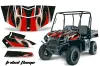 Polaris Ranger EV Electric Graphic Kit - 2009-2015 Tribal Flames Red